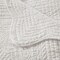 Edge Collections - 60" x 72" - Oversized Quilted Throw With Scalloped Edges